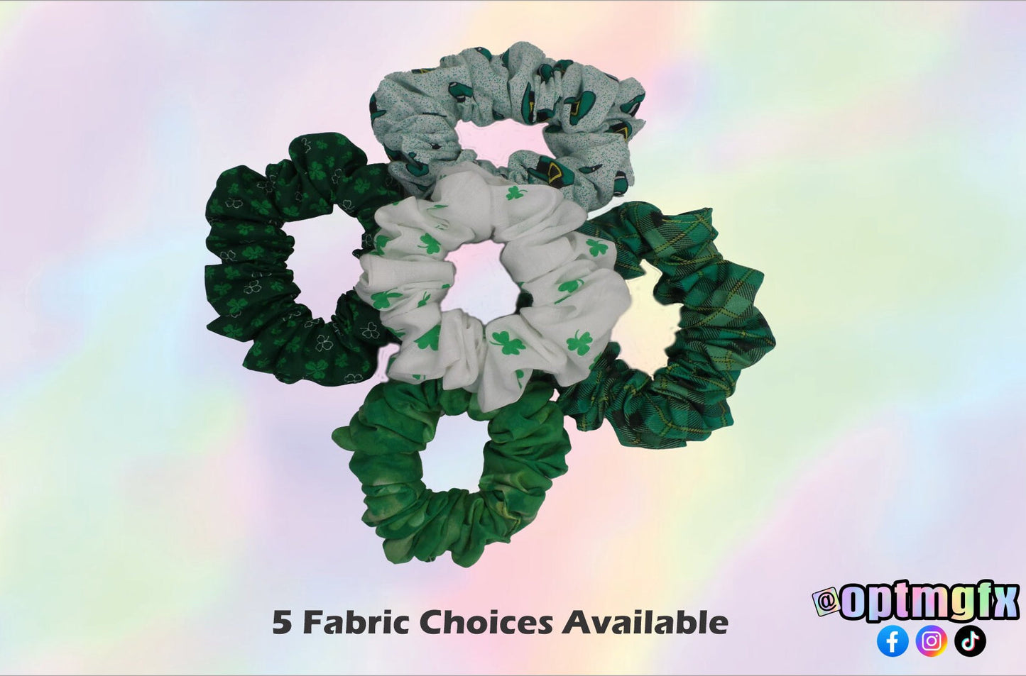 St Patrick's Day Scrunchie