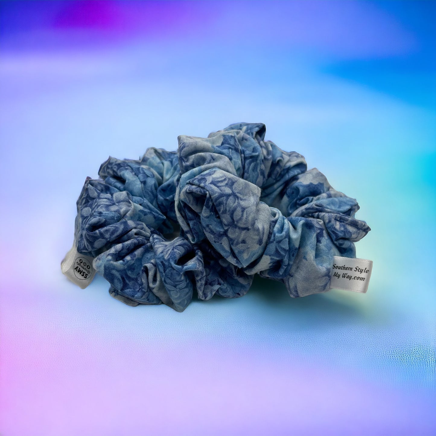 Blue Mystique Scrunchie