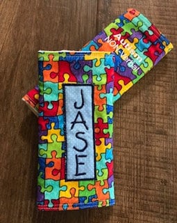 Personalized Seatbelt Covers for Autistic Kids