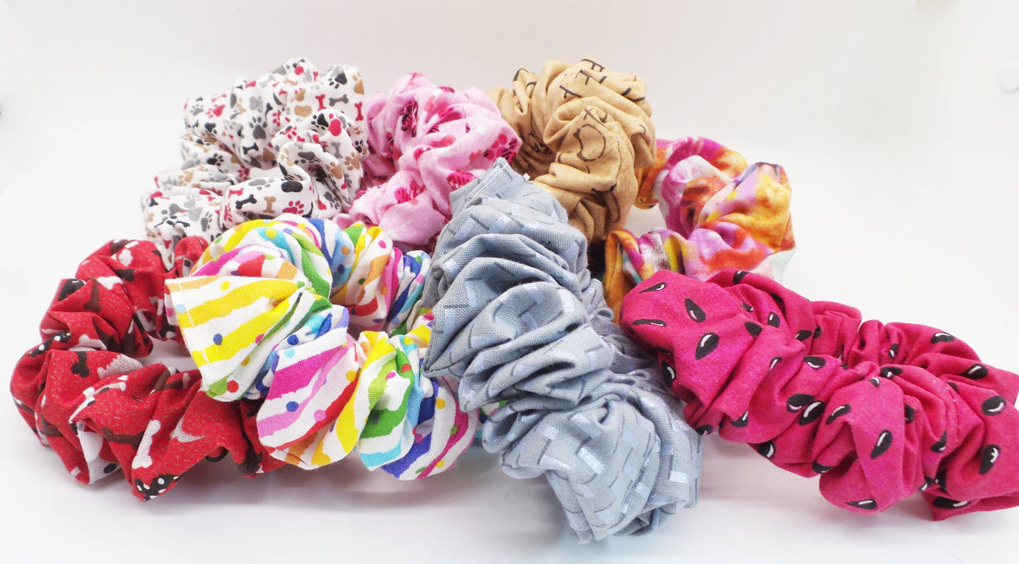 Rainbow Scrunchie