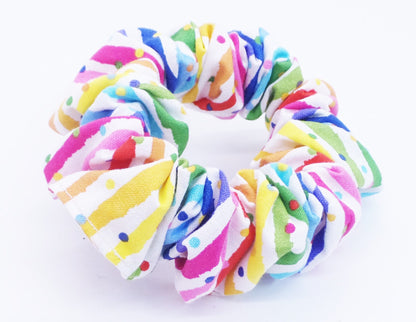 Rainbow Scrunchie