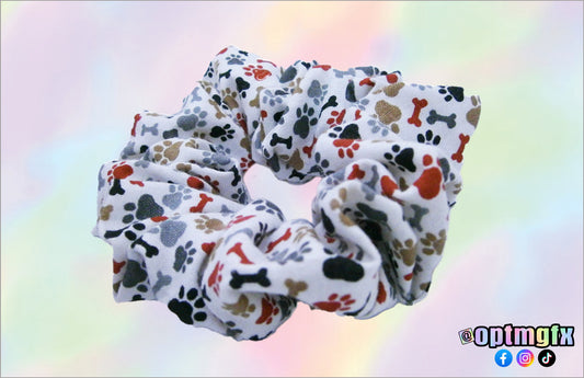 Dog Paws Scrunchie