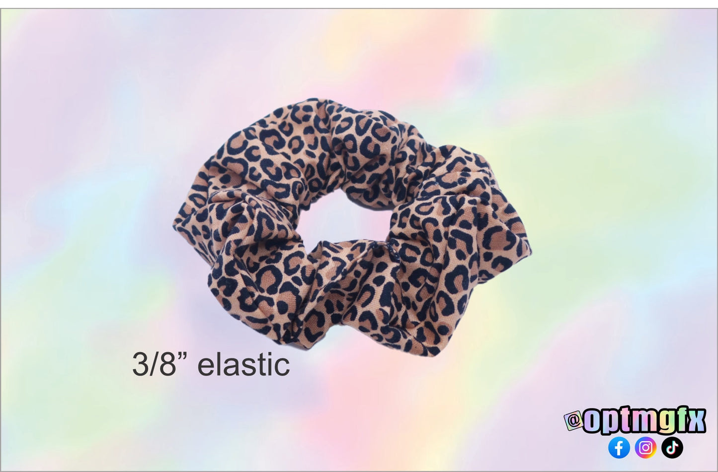 Leopard Print Scrunchie